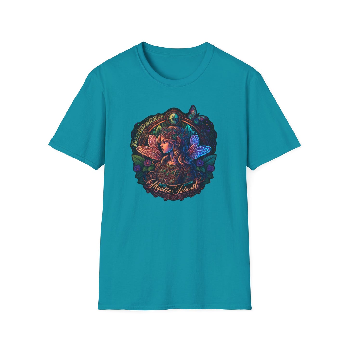 Mystic Island Festival Psychedelic Fairy Unisex T-shirt