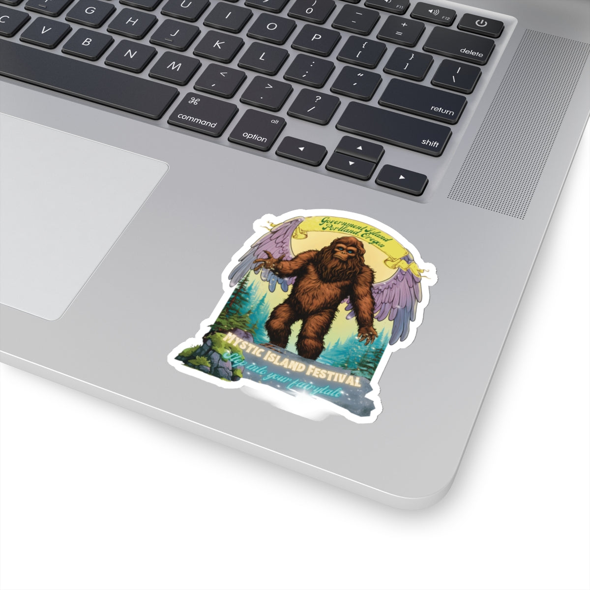 Mystic Island Sasquatch Sticker