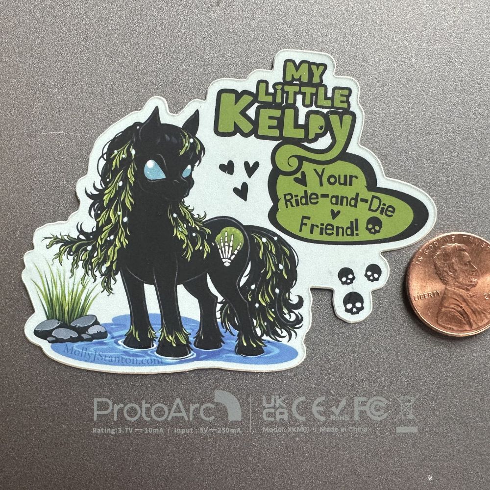 My Little Kelpy Vinyl Sticker