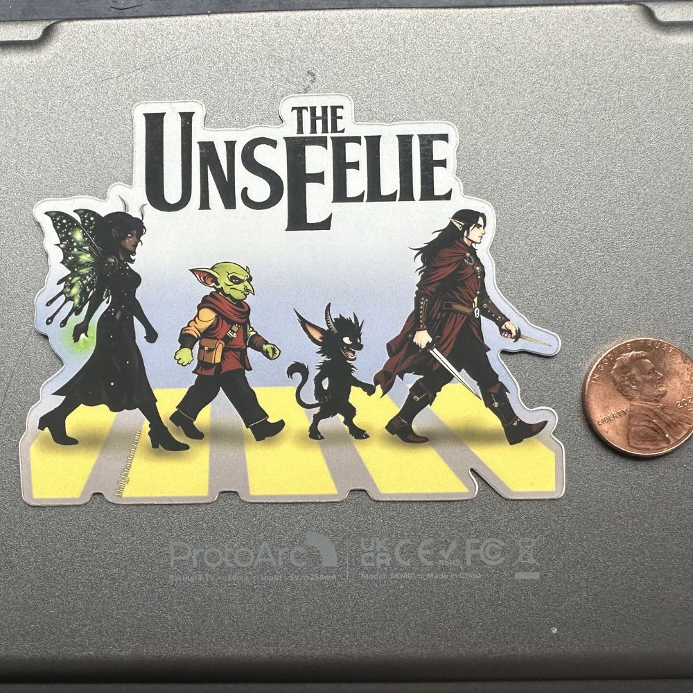 The Unseelie Abbey Road Crossover Vinyl Sticker