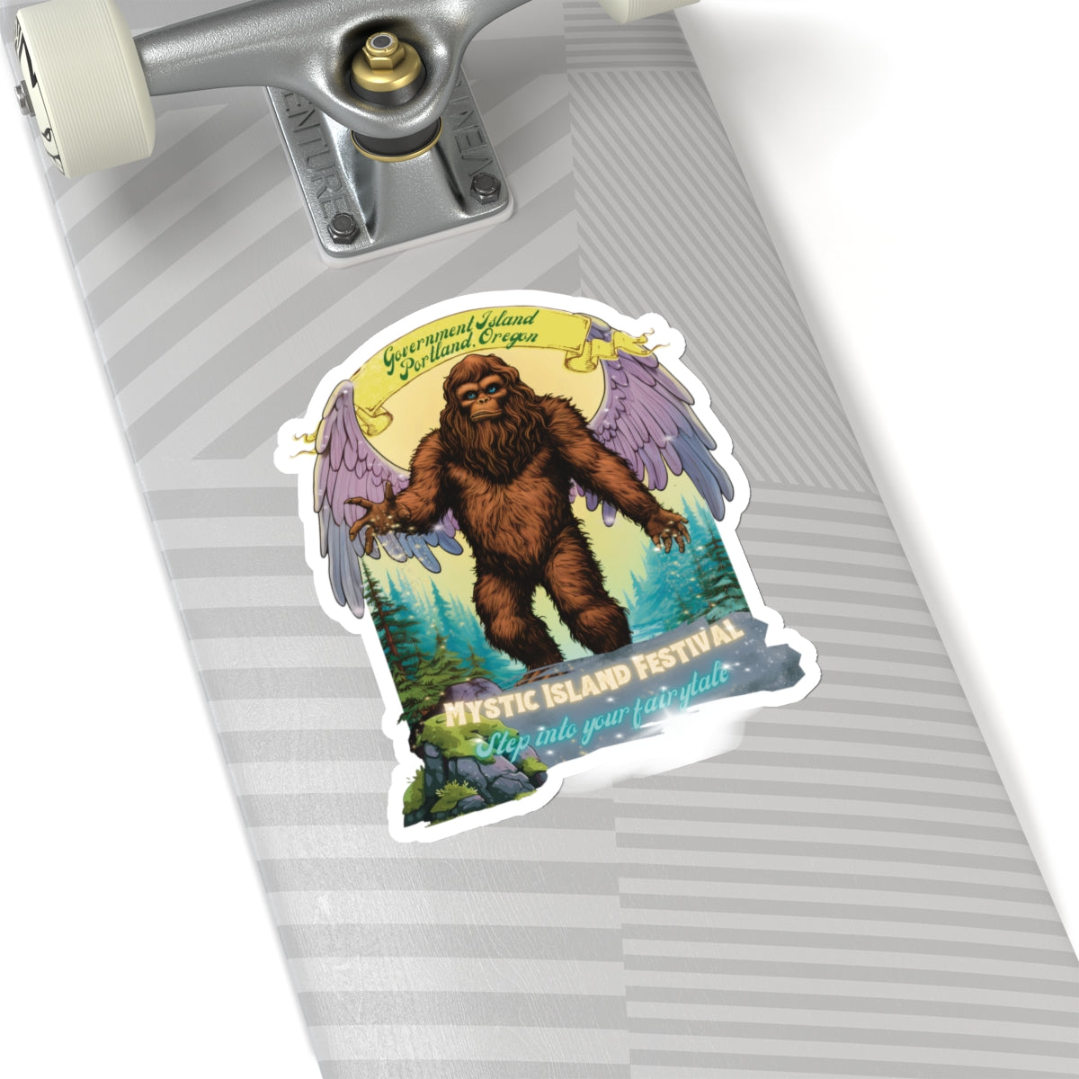 Mystic Island Sasquatch Sticker