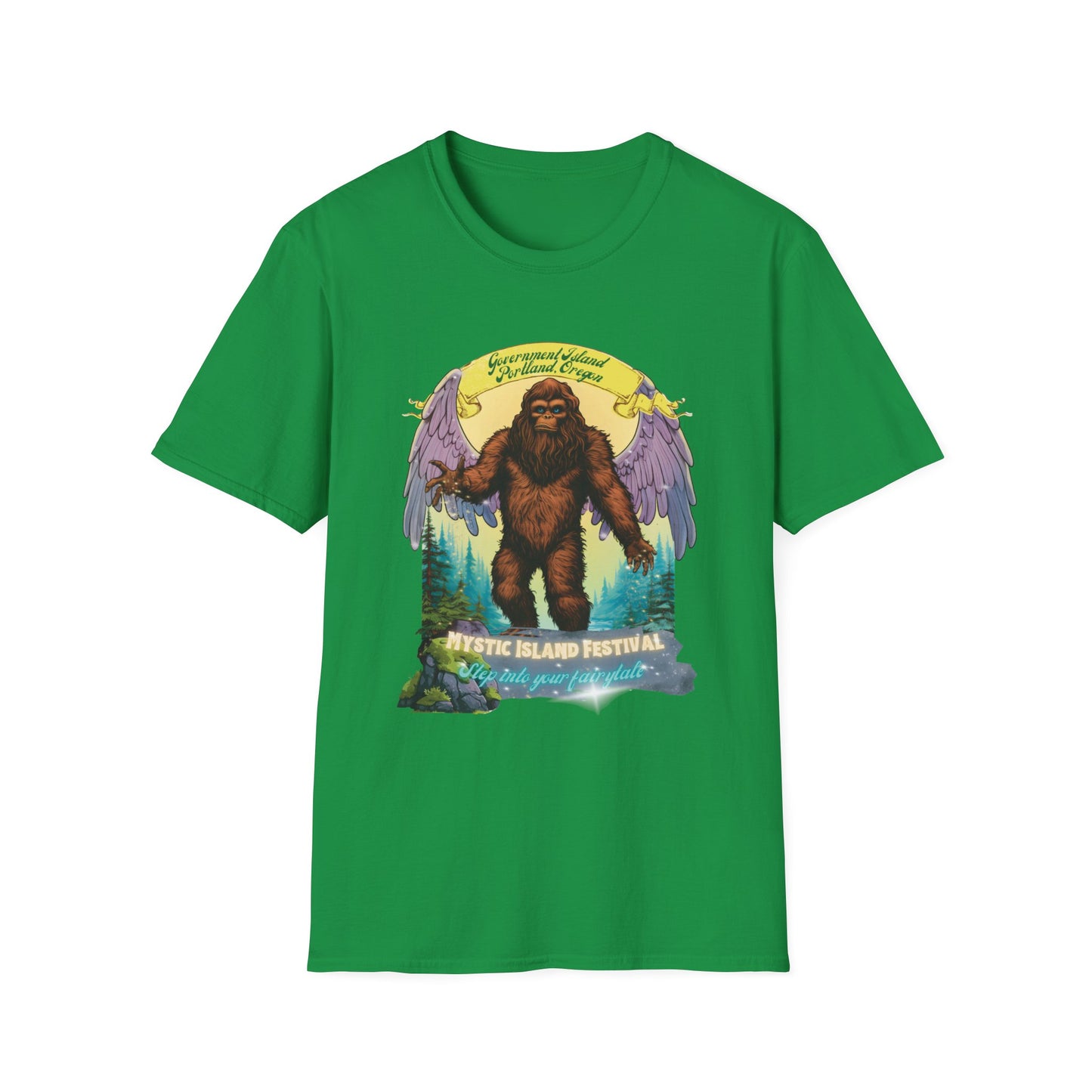 Mystic Island Sasquatch Unisex T-shirt