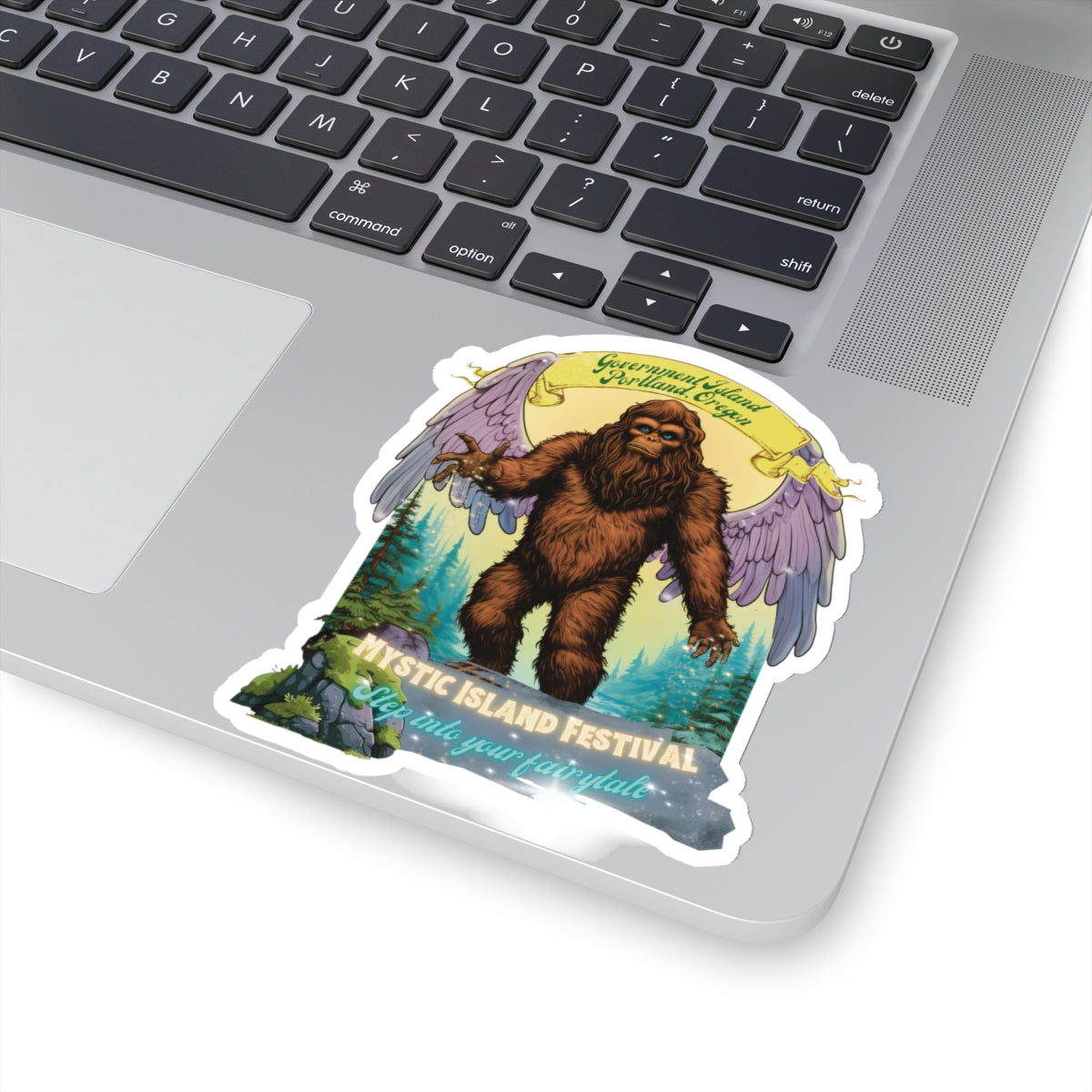 Mystic Island Sasquatch Sticker