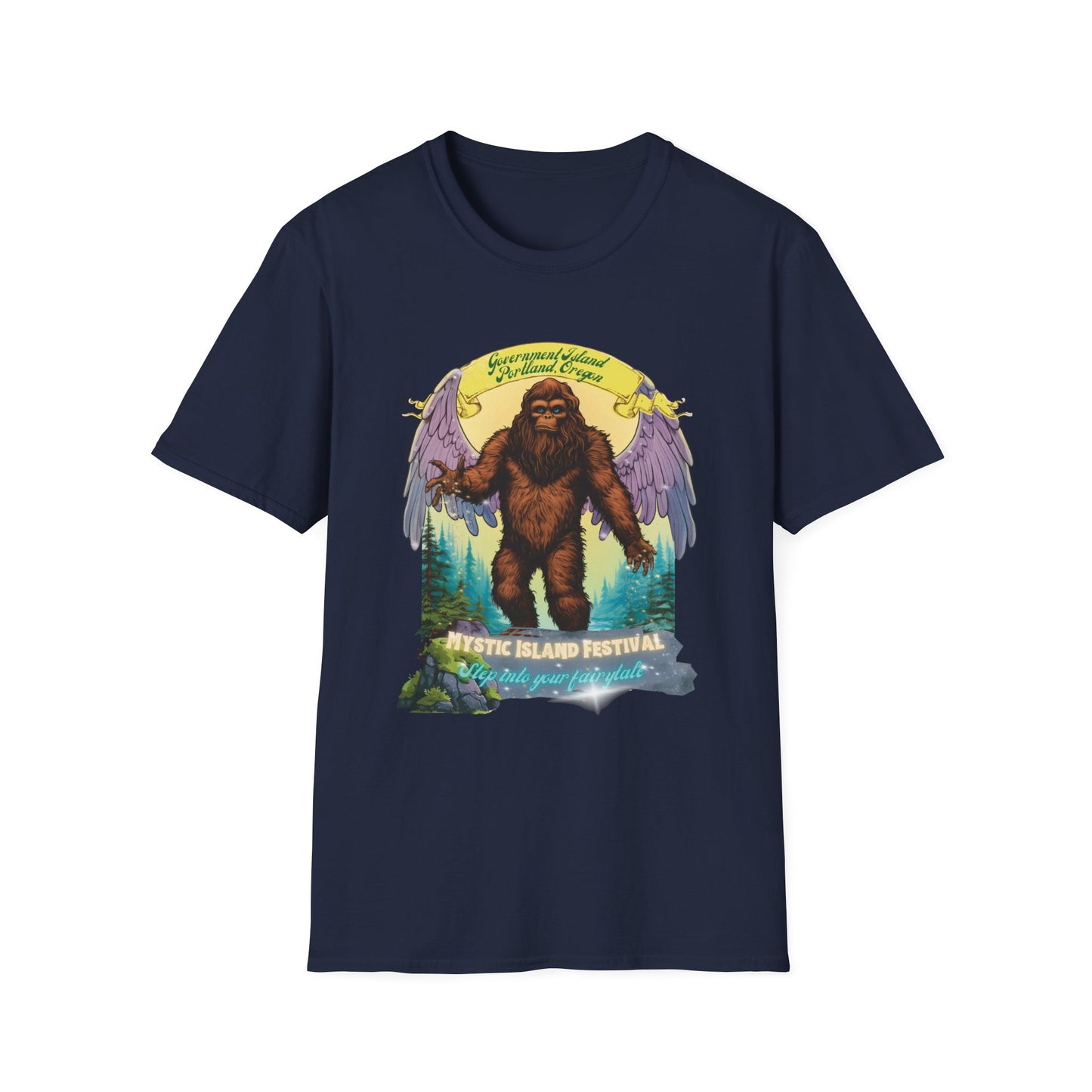 Mystic Island Sasquatch Unisex T-shirt