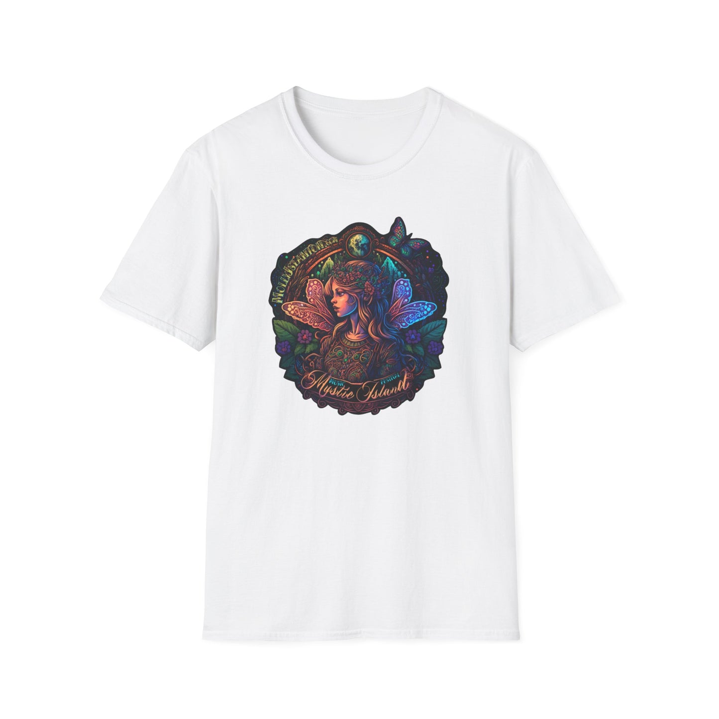 Mystic Island Festival Psychedelic Fairy Unisex T-shirt