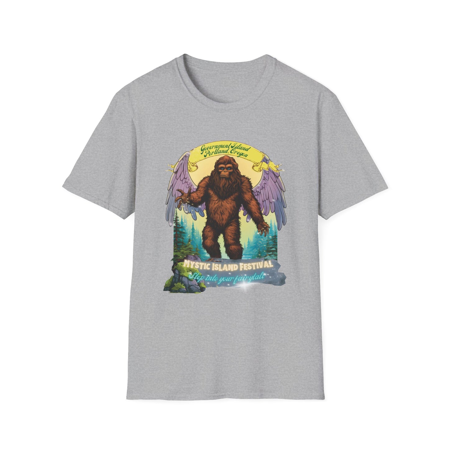 Mystic Island Sasquatch Unisex T-shirt