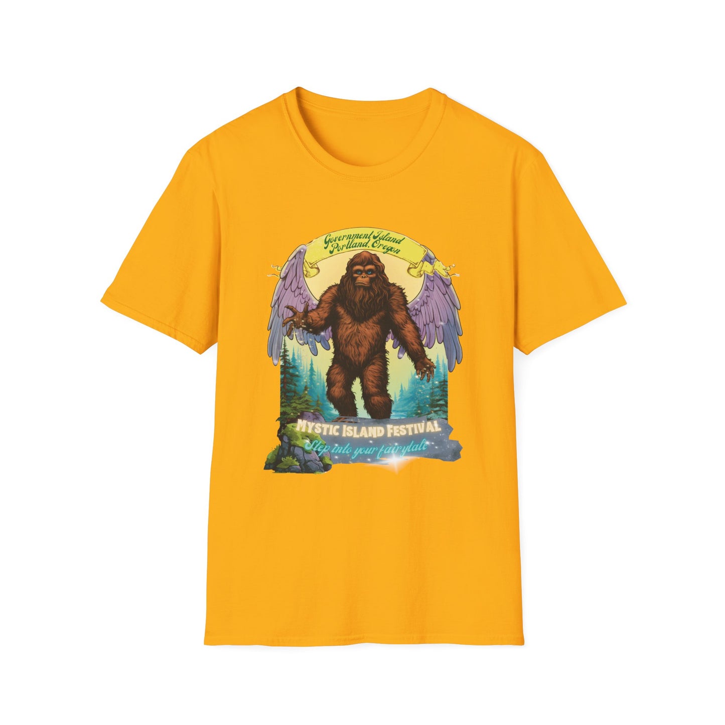 Mystic Island Sasquatch Unisex T-shirt
