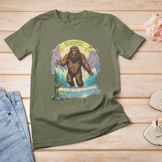 Mystic Island Sasquatch Unisex T-shirt